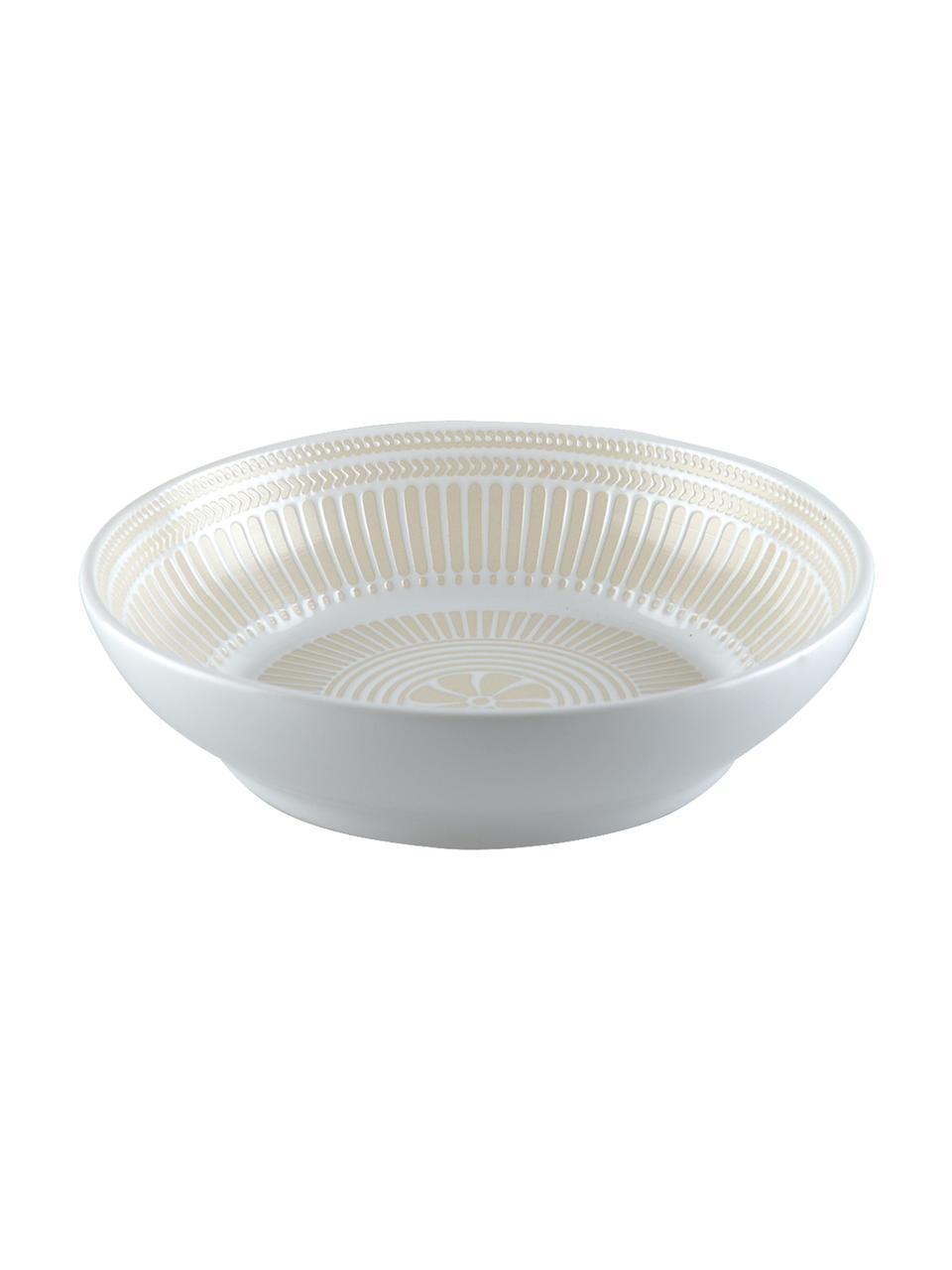 Hlboký tanier z porcelánu Sonia, 2 ks, Biela