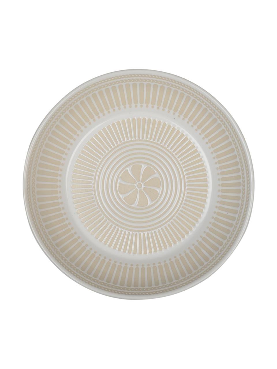 Platos hondos de porcelana Sonia, 2 uds., Porcelana, Blanco, Ø 20 cm