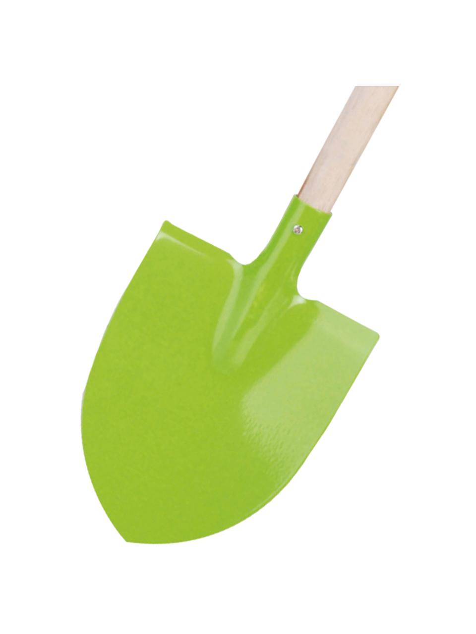 Pala infantil Little Gardener, Madera, metal recubierto, Verde, beige, An 14 x Al 81 cm