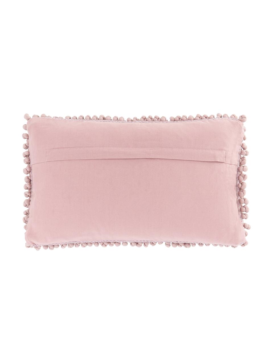 Housse de coussin rectangulaire vieux rose Iona, Rose