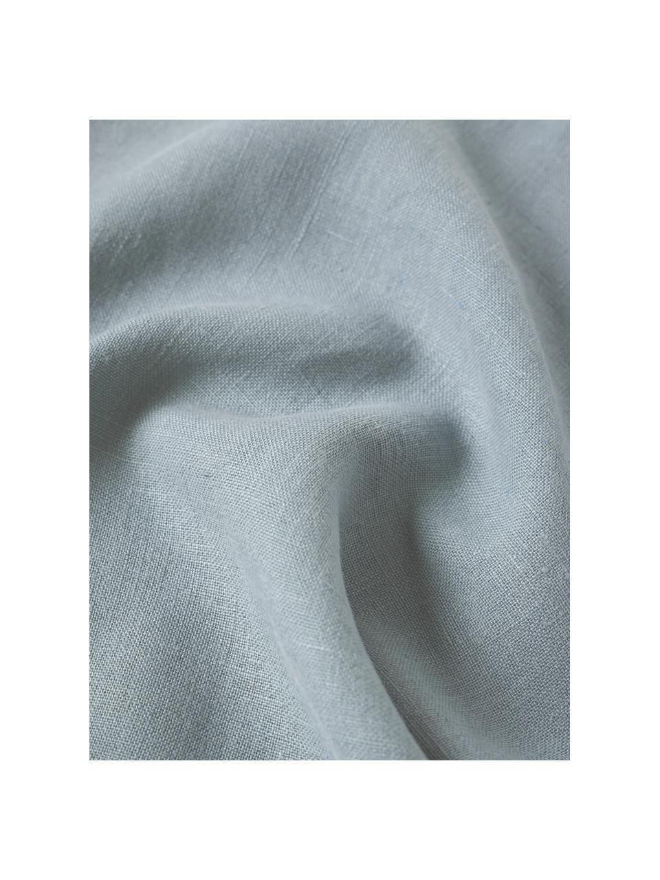 Housse de coussin lin bleu ciel à franges Luana, 100 % pur lin

Le lin est naturellement doté d'un toucher plutôt rugueux et d'un aspect froissé
Sa résistance élevée au accrocs lui confère robustesse et longévité, Bleu ciel, larg. 40 x long. 40 cm