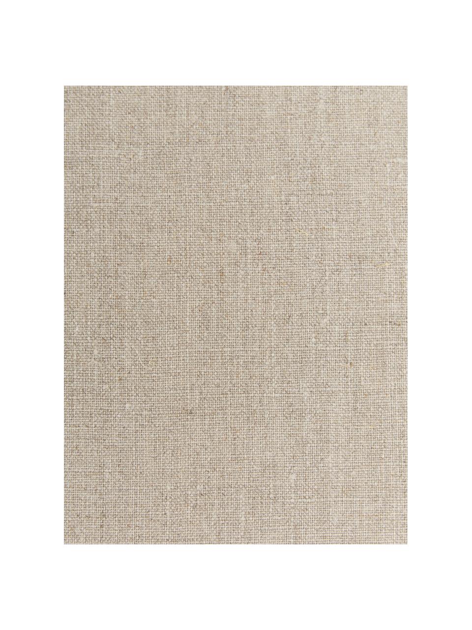 Leinen-Servietten Heddie in Beige, 2 Stück, 100% Leinen, Beige, 45 x 45 cm