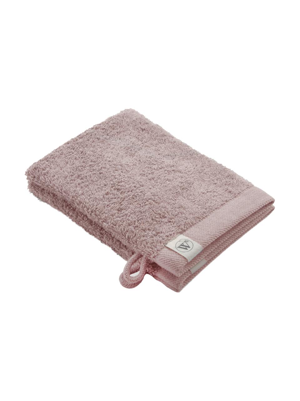 Guanto spugna da doccia/bagno Blend 2 pz, 65% cotone riciclato, 35% poliestere riciclato, Rosa cipria, Larg. 16 x Lung. 21 cm