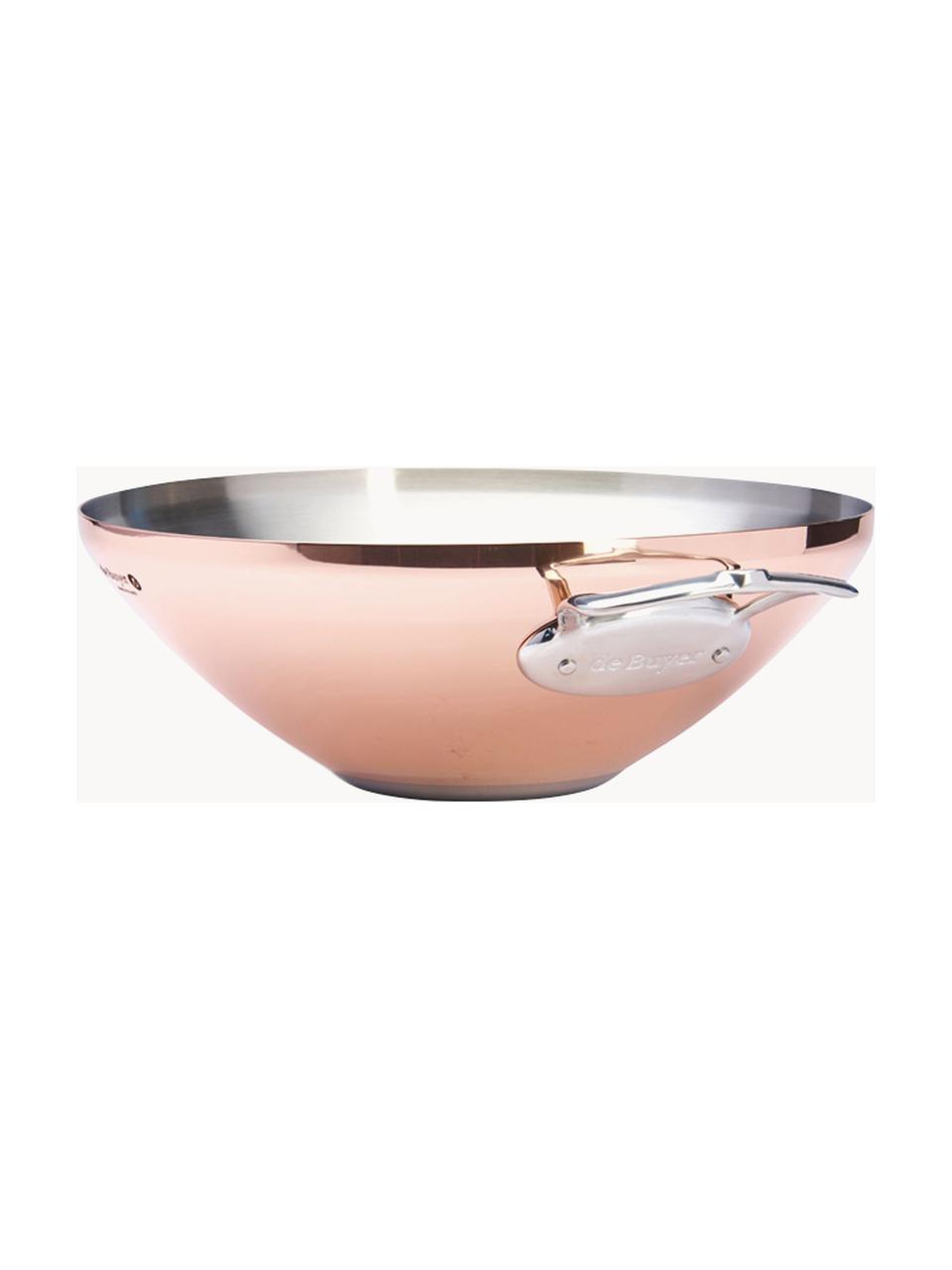 Wok z miedzi Prima Matera, Miedź, Odcienie miedzi, Ø 32 x W 13 cm