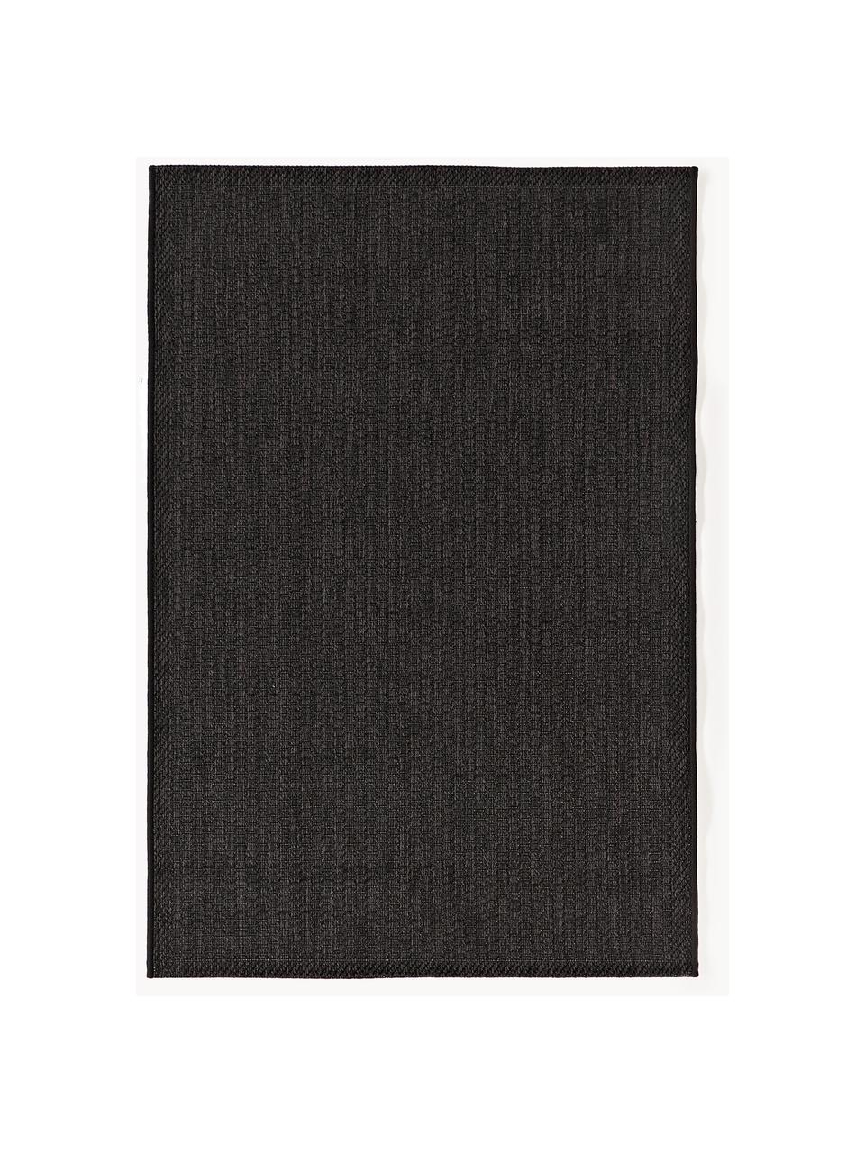 Interiérový/exteriérový koberec Toronto, 100 % polypropylen, Antracitová, Š 80 cm, D 150 cm (velikost XS)