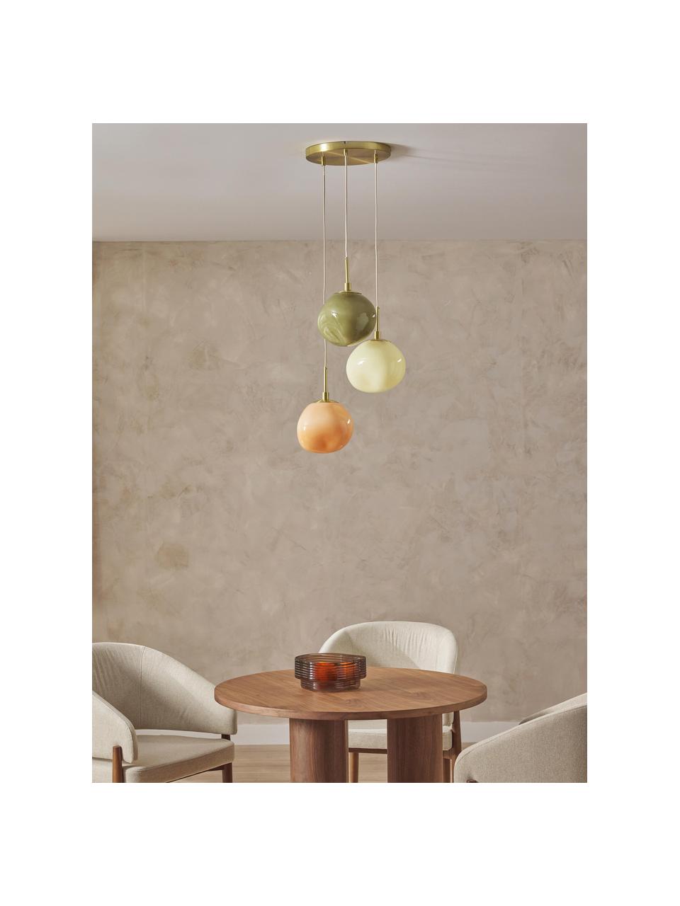 Závesná lampa z opálového skla Josie, Viac farieb, Š 21 x V 13 cm