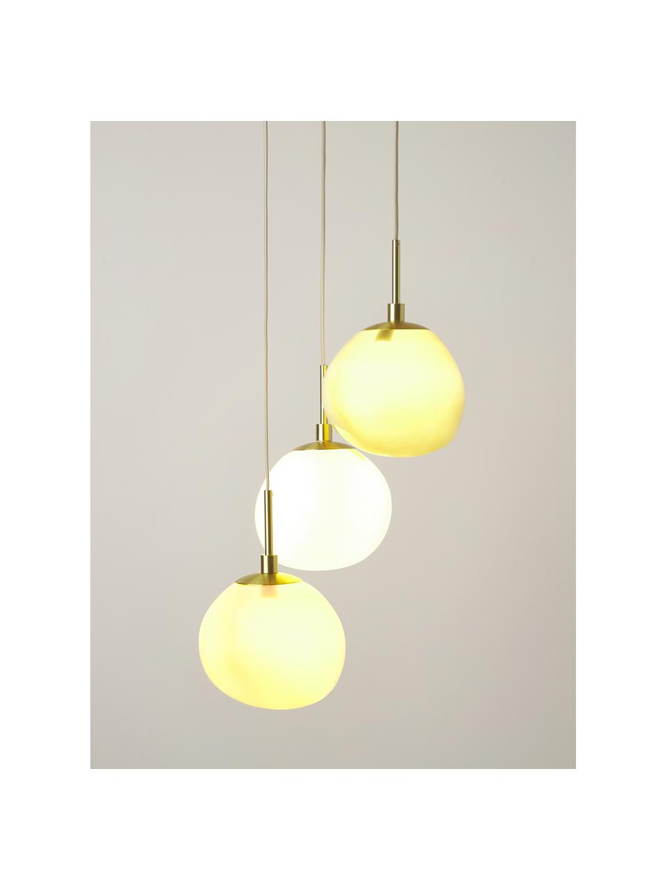 Závesná lampa z opálového skla Josie, Viac farieb, Š 21 x V 13 cm