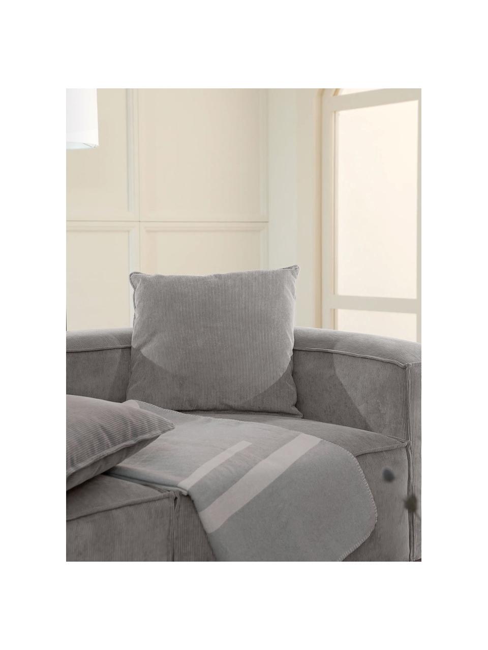 Modulares Sofa Lennon (3Sitzer) in Grau aus Cord WestwingNow