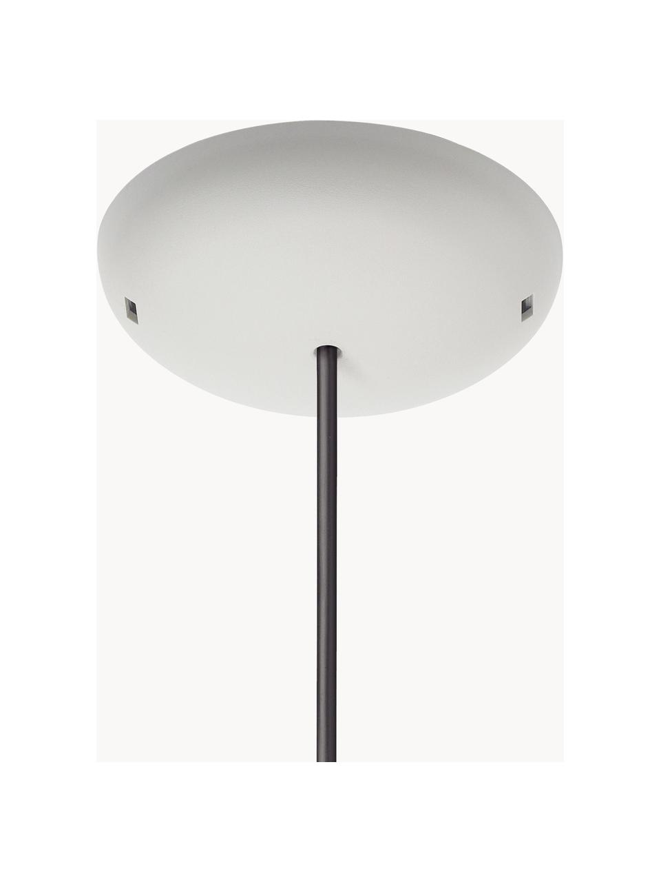 Lámpara de techo Frisbi, Estructura: metal recubierto, Blanco, plateado, Ø 60 x Al 73 cm