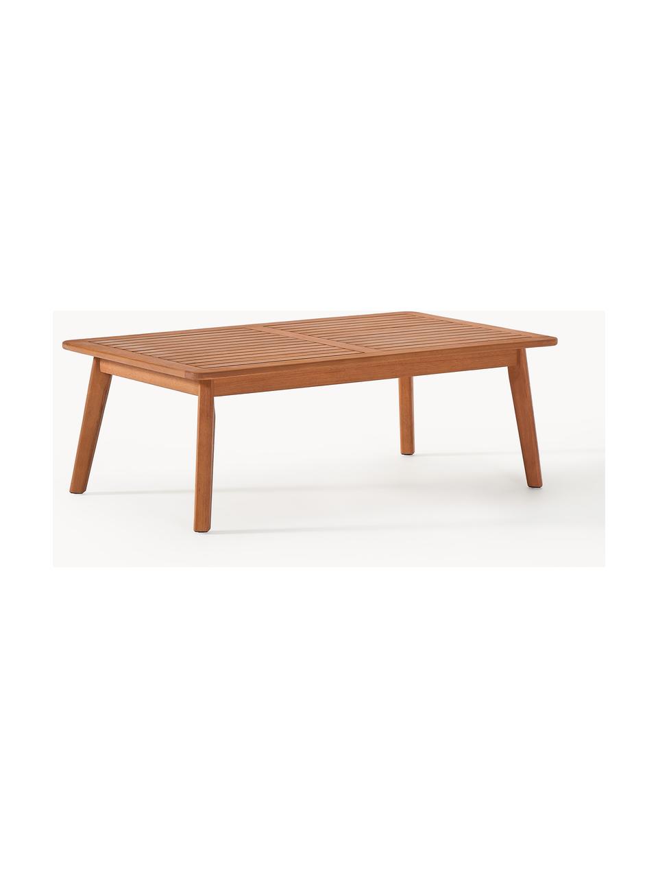 Salotto da giardino in legno di eucalipto Bergen 4 pz, Rivestimento: 100% poliestere Il rivest, Beige chiaro, legno di eucalipto, Set in varie misure