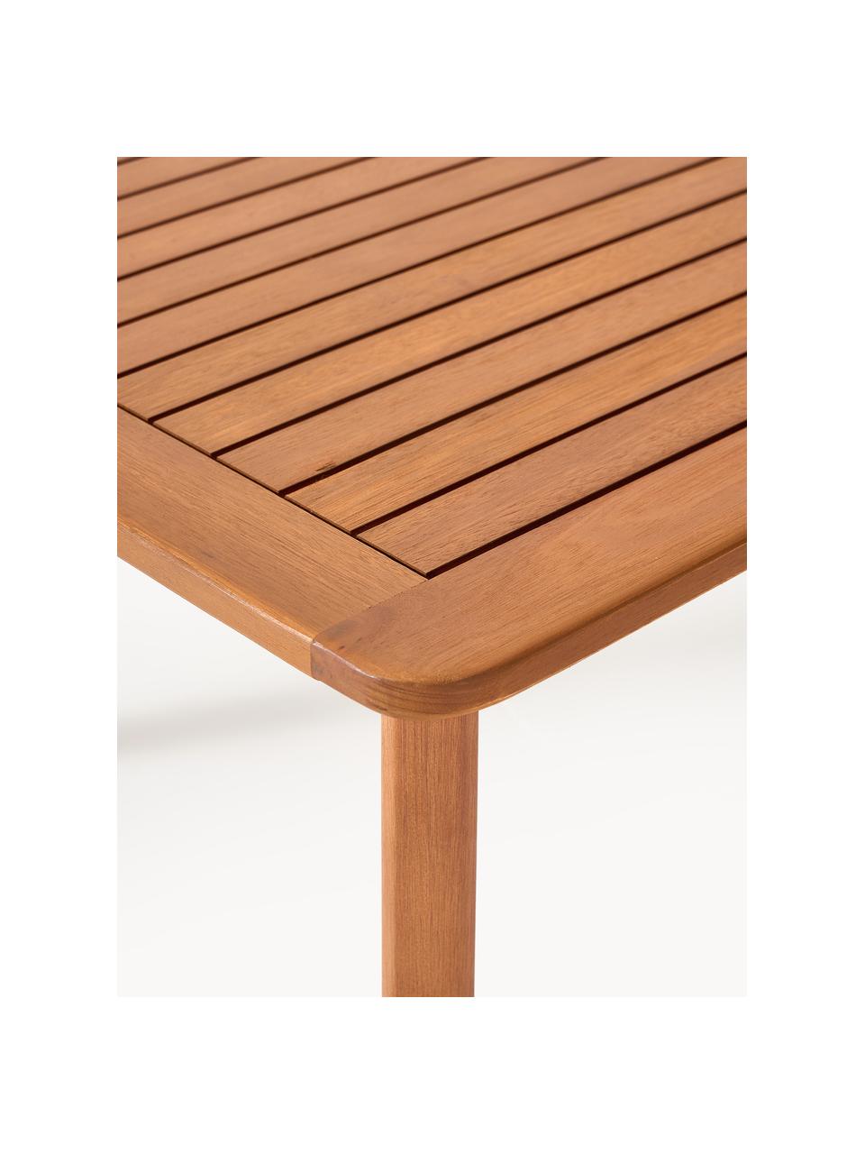 Salotto da giardino in legno di eucalipto Bergen 4 pz, Rivestimento: 100% poliestere Il rivest, Beige chiaro, legno di eucalipto, Set in varie misure