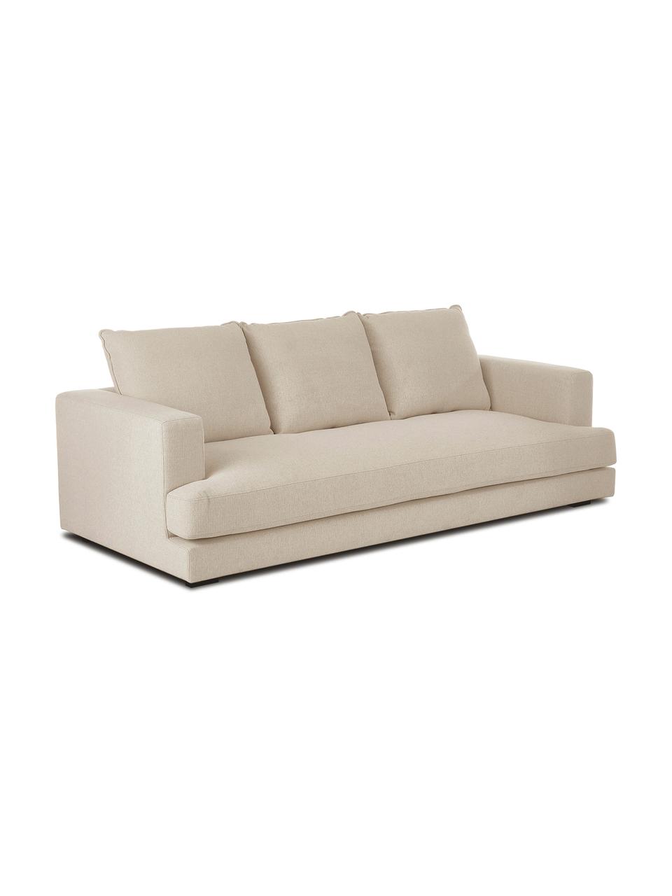 Canapé 3 places Tribeca, Tissu beige clair, larg. 228 x prof. 104 cm