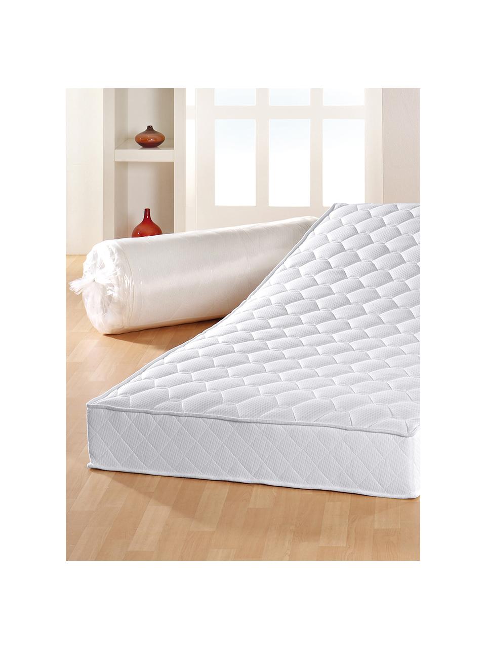 7-zones pocketveringkern matras Happy, Wit, 140 x 200 cm