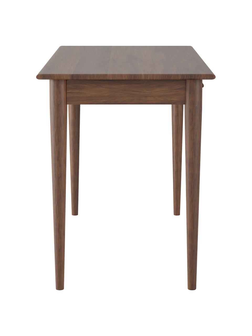 Bureau Paul met lades van massief mangohout, Mangohout, B 120 cm x H 76 cm