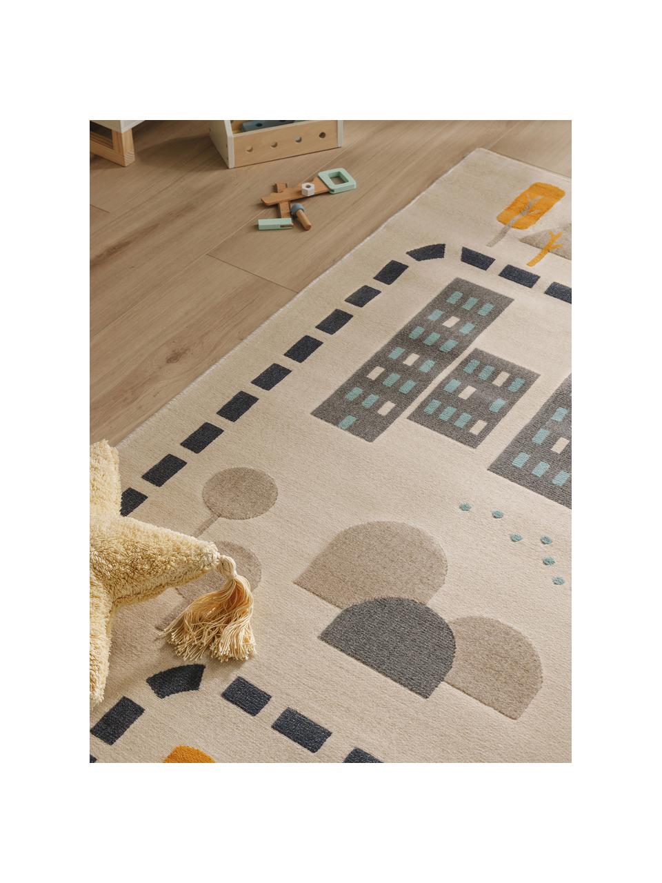 Tapis pour enfant Juno, 100 % polypropylène, Beige clair, multicolore, larg. 120 x long. 170 cm (taille S)