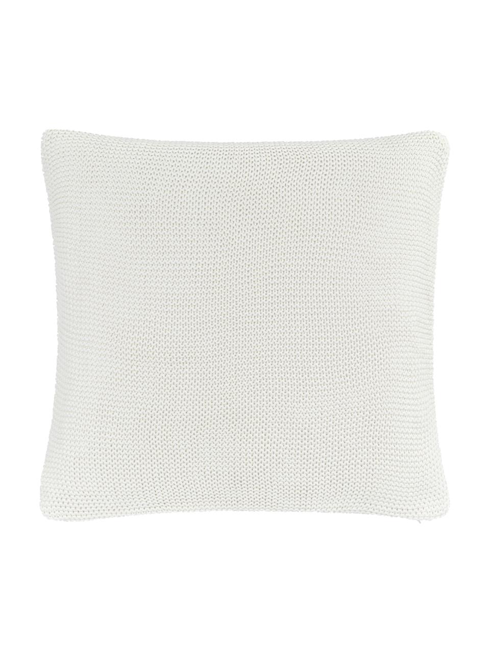 Housse de coussin tricotée Adalyn, 100 % coton bio, certifié GOTS

Le matériau est certifié STANDARD 100 OEKO-TEX®, 11.HIN.00050, HOHENSTEIN HTTI, Blanc, larg. 40 x long. 40 cm