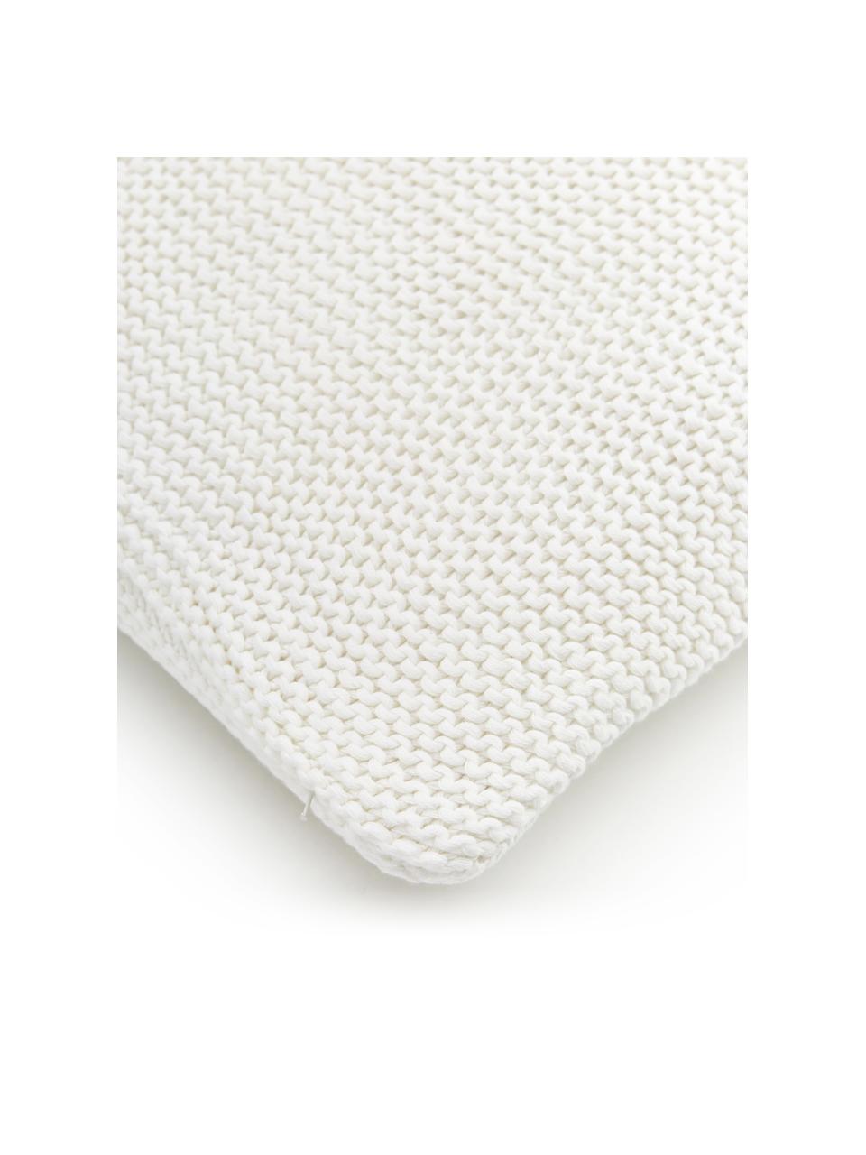 Housse de coussin tricotée Adalyn, 100 % coton bio, certifié GOTS

Le matériau est certifié STANDARD 100 OEKO-TEX®, 11.HIN.00050, HOHENSTEIN HTTI, Blanc, larg. 40 x long. 40 cm