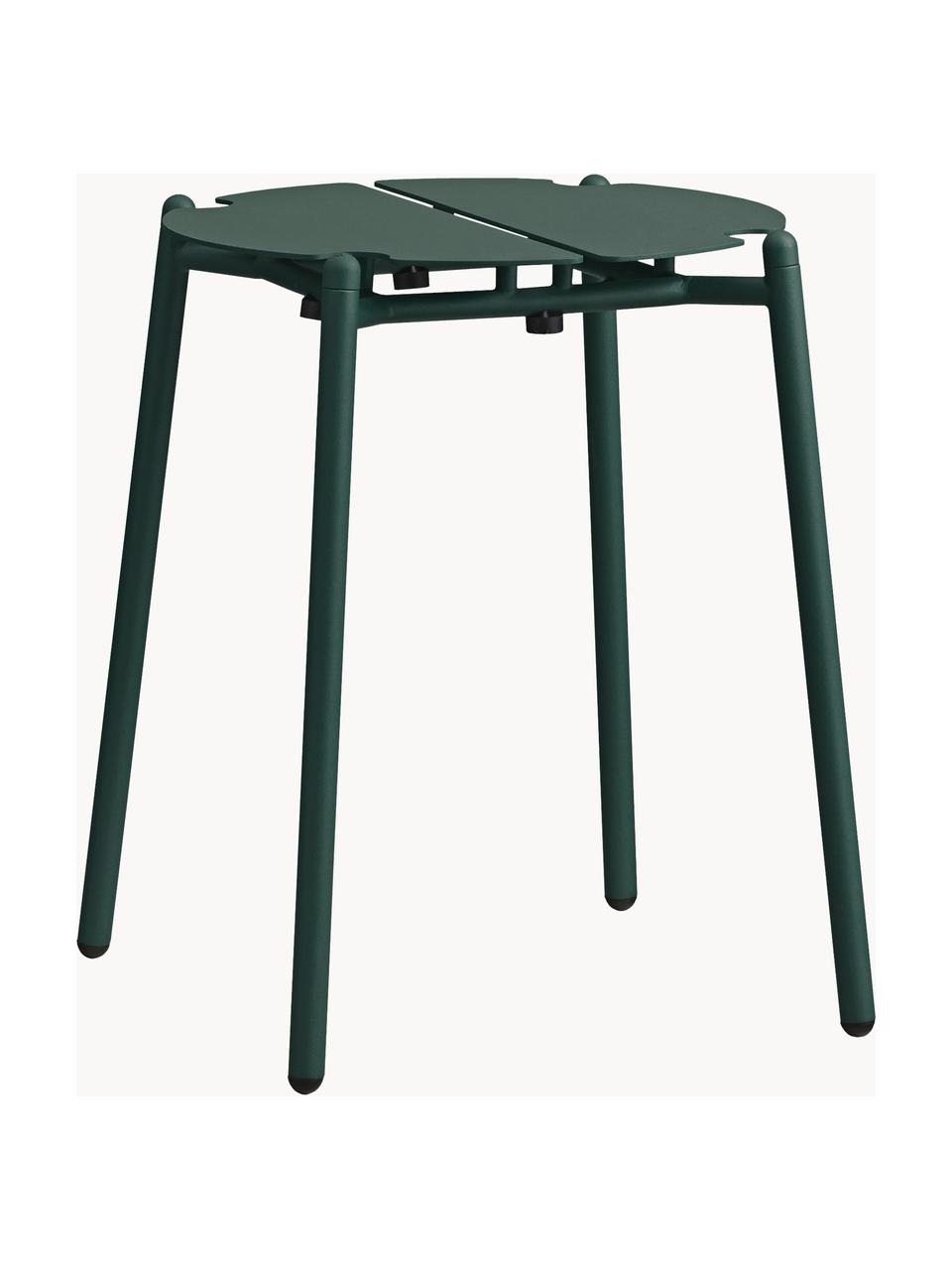 Tabouret de jardin de métal Novo, Acier, enduit, Vert foncé, Ø 24 cm