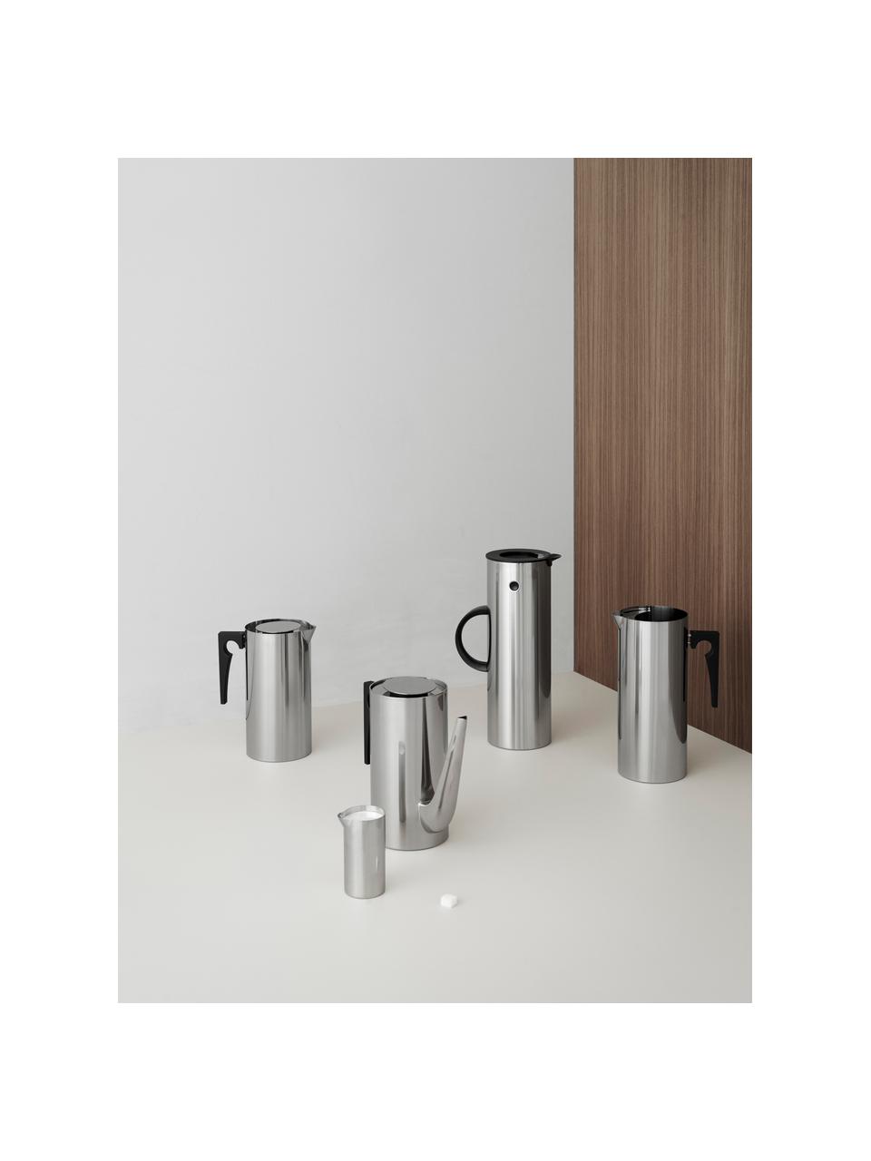 Wasserkrug Arne Jacobsen, 2 L, Korpus: Edelstahl, Griff: Kunststoff, Silberfarben, 2 L