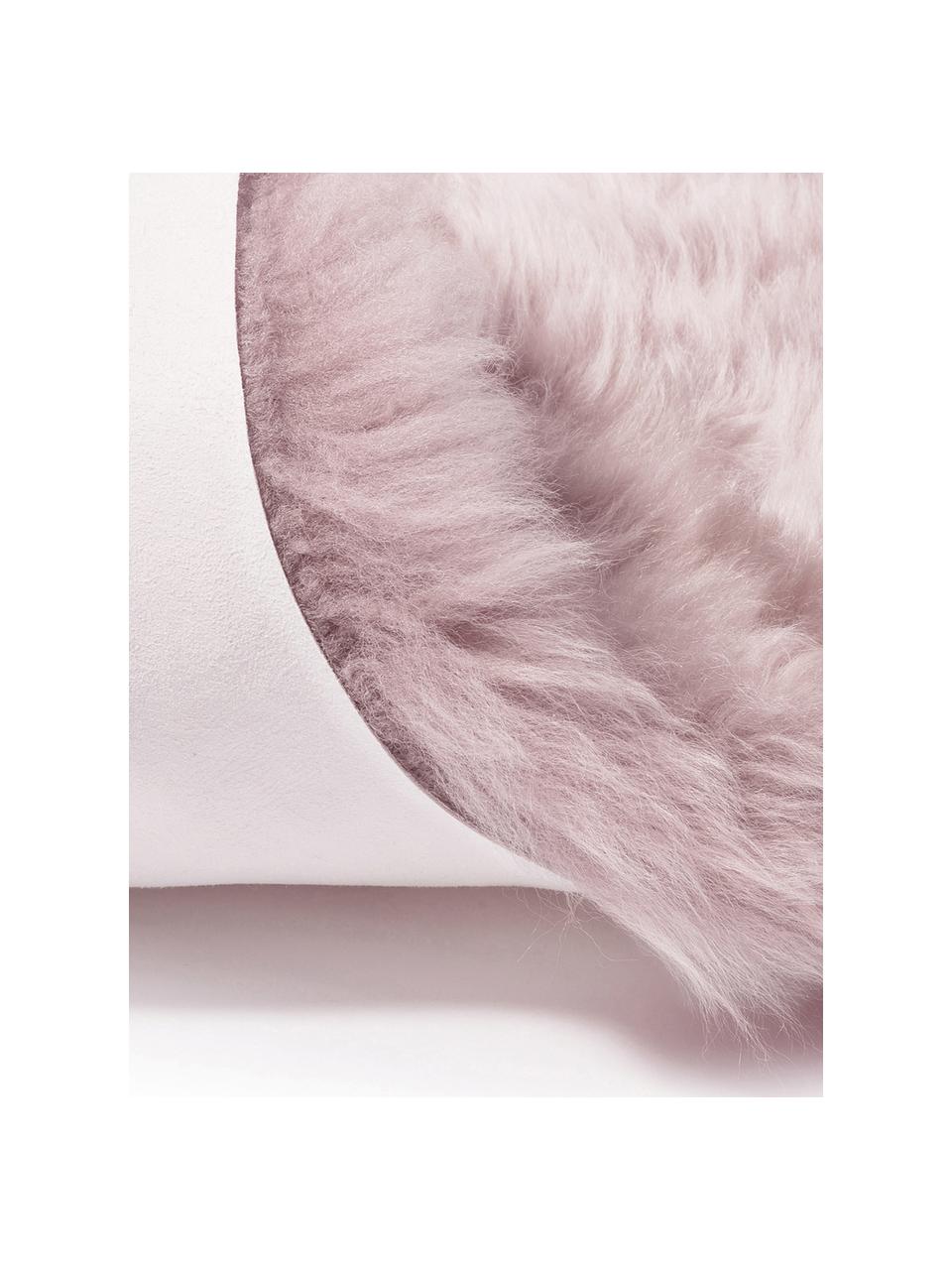 Dywan ze skóry owczej Oslo, proste włosie, Blady różowy, S 60 x D 180 cm