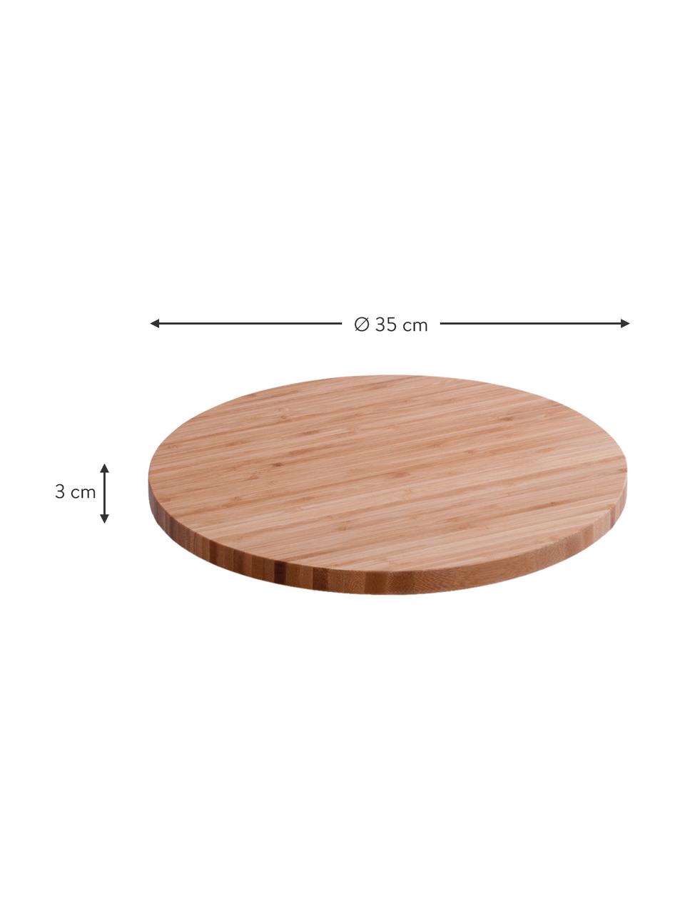 Servírovací tanier z bambusového dreva Olio, Bambusové drevo, Bambusové drevo, Ø 35 x V 3 cm