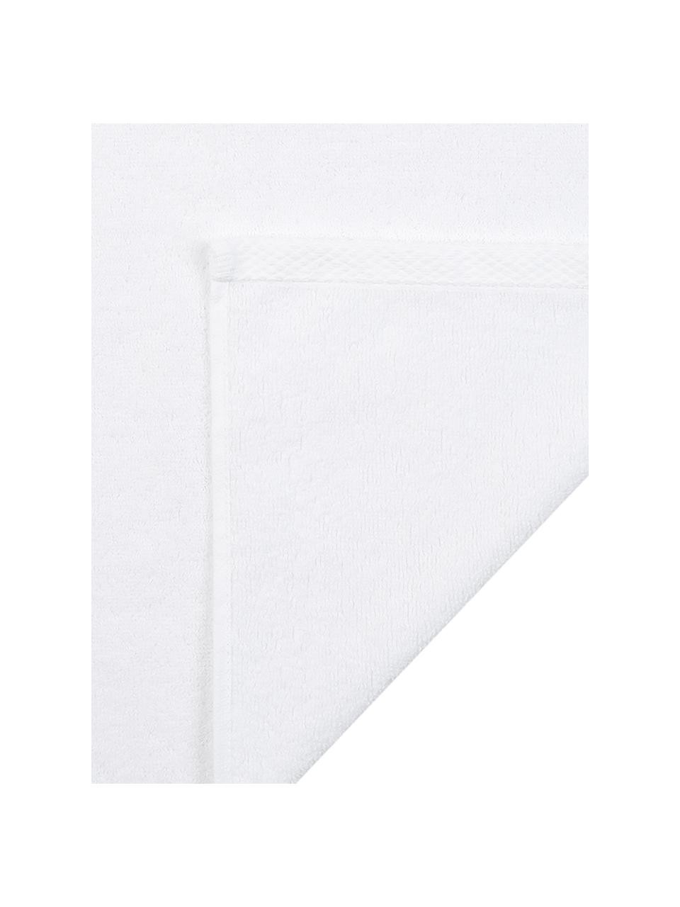 Komplet ręczników Comfort, 3 elem., Biały, Komplet z różnymi rozmiarami