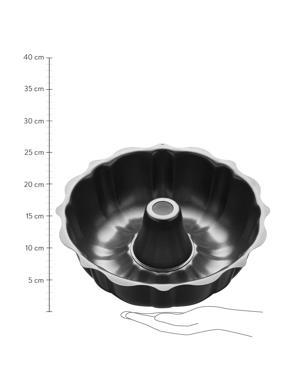 Okrągła forma do pieczenia z powłoką zapobiegającą przywieraniu MasterClass, Stal z powłoką zapobiegającą przywieraniu, Czarny, Ø 27 x W 9 cm
