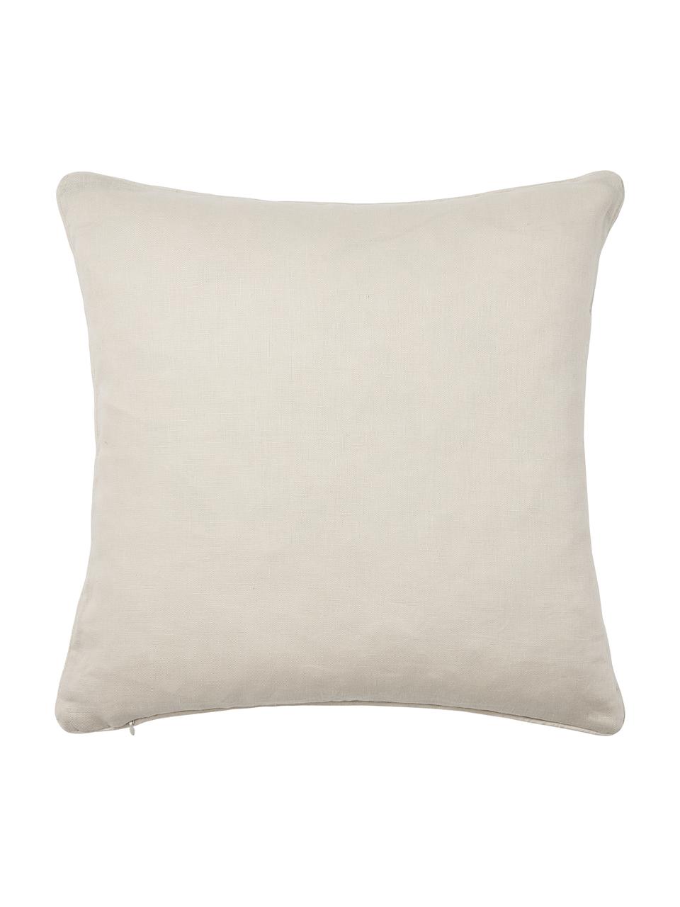 Bouclé povlak na polštář s lemováním Aya, Tmavě šedá, Š 45 cm, D 45 cm