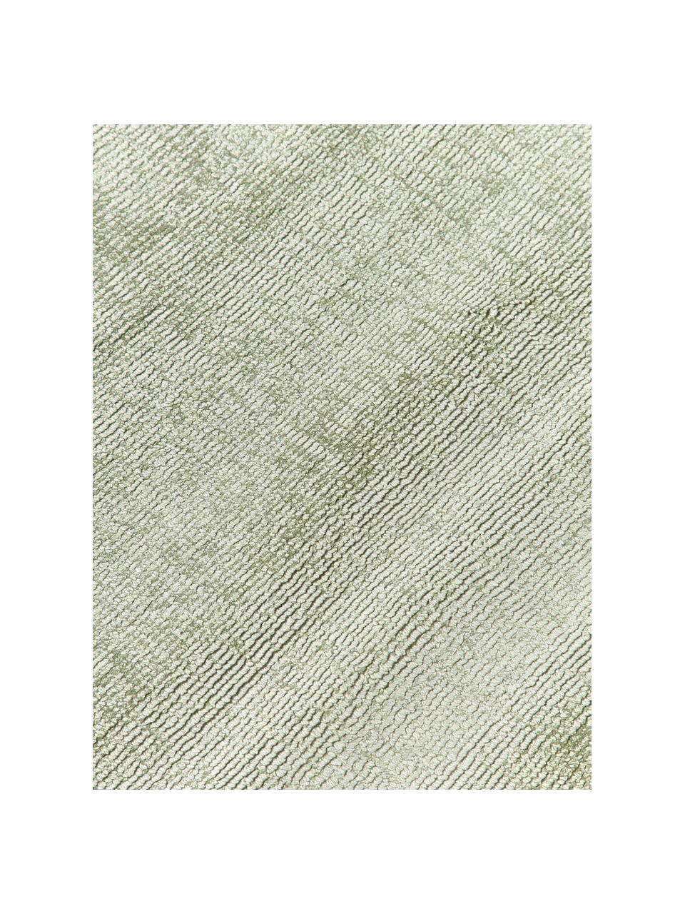 Ručne tkaný koberec z viskózy Jane, Šalviová, Š 160 x D 230 cm (veľkosť M)
