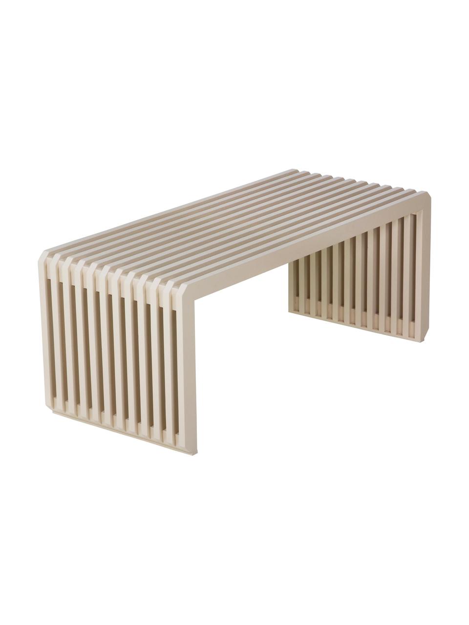Banco de madera sungkai Bancu, Madera de Sungkai, Beige claro, An 96 x Al 40 cm