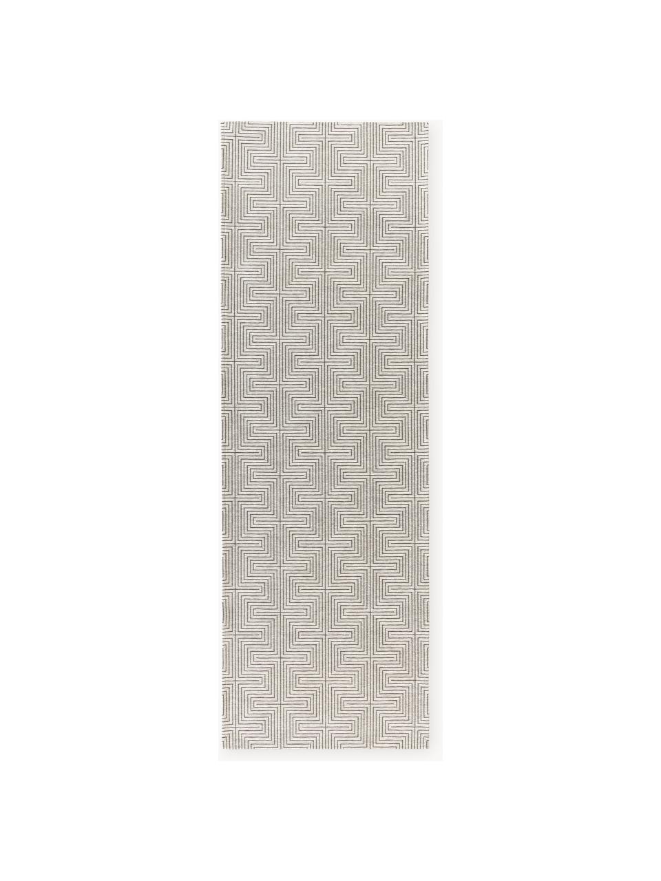 Tapis chenille Ceres, 52 % coton recyclé, certifié GRS, 48 % polyester

Ce produit est composé d'au moins 50 % de matériaux recyclés certifiés selon le Global Recycled Standard 1152669 (GRS), Blanc crème, gris foncé, larg. 80 x long. 250 cm