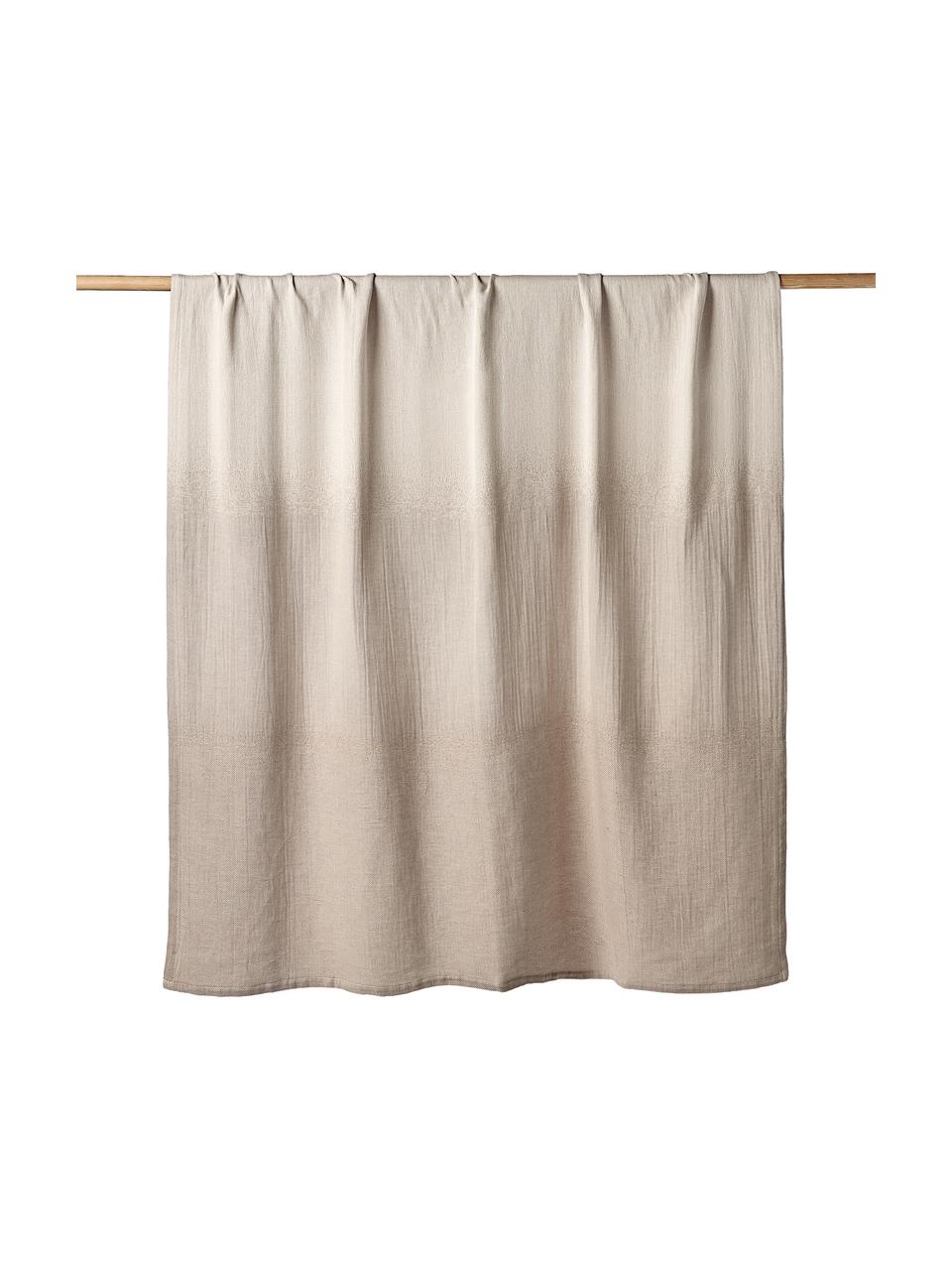Baumwolldecke Marcella mit Ombré-Effekt, 100 % Baumwolle

Das in diesem Produkt verwendete Material ist schadstoffgeprüft und zertifiziert nach STANDARD 100 by OEKO-TEX®, 6457CIT, CITEVE., Beige, B 130 x L 170 cm