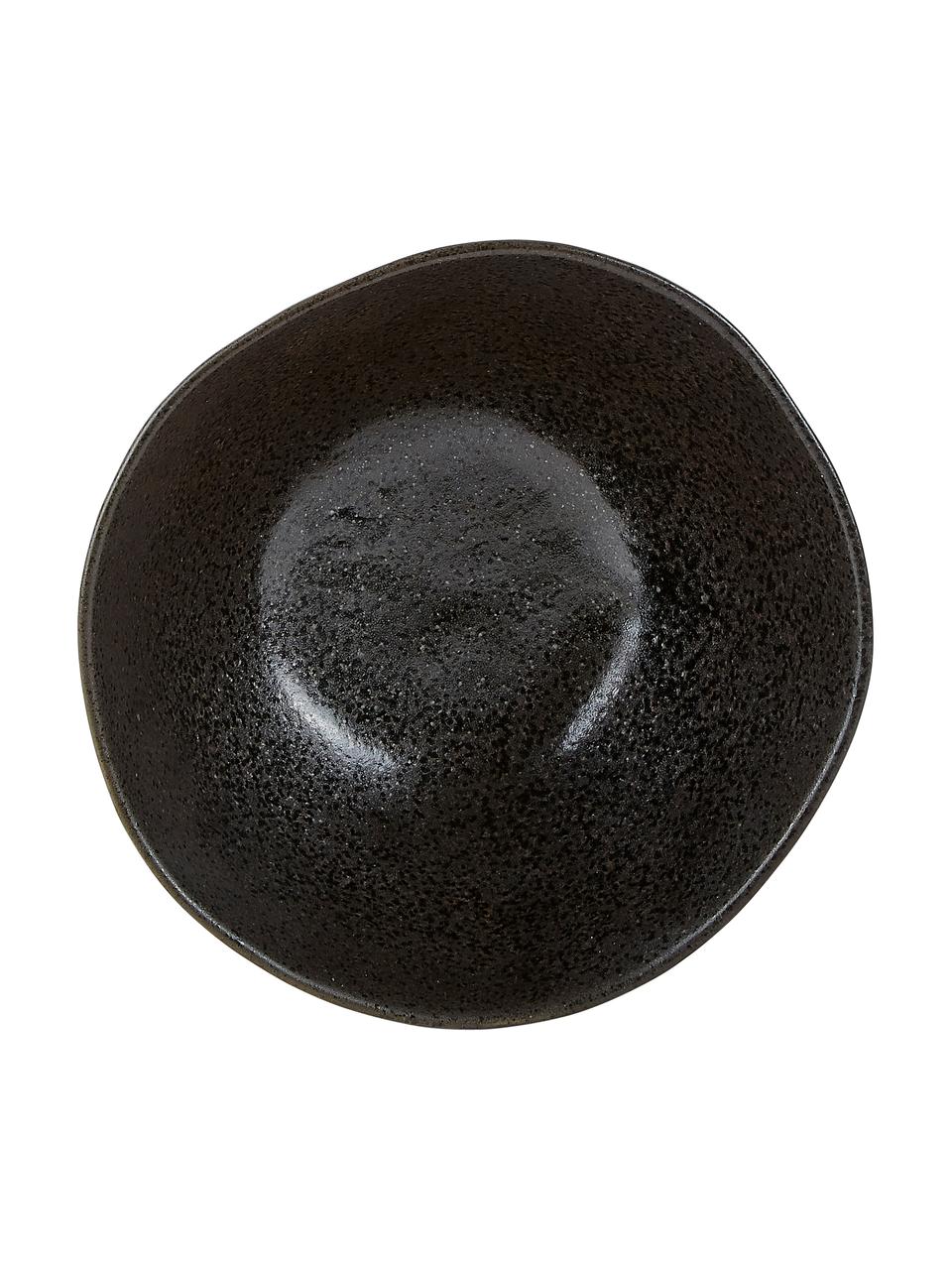 Miska z kameniny Heban, Ø 17 cm, 6 ks, Antracitová