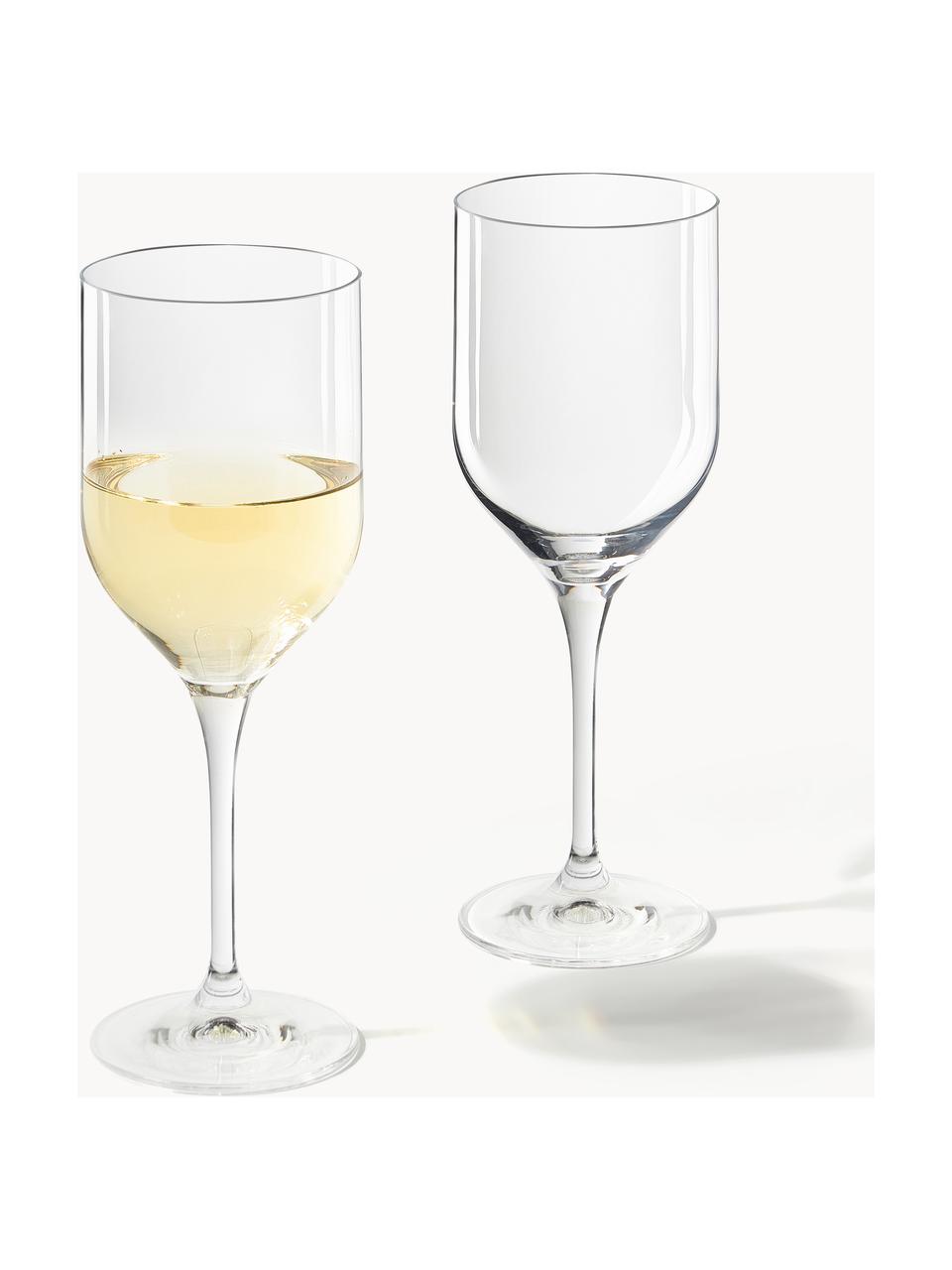 Sklenice na bílé víno Eleia, 4 ks, Sklo, Transparentní, Ø 8 cm, V 22 cm, 555 ml