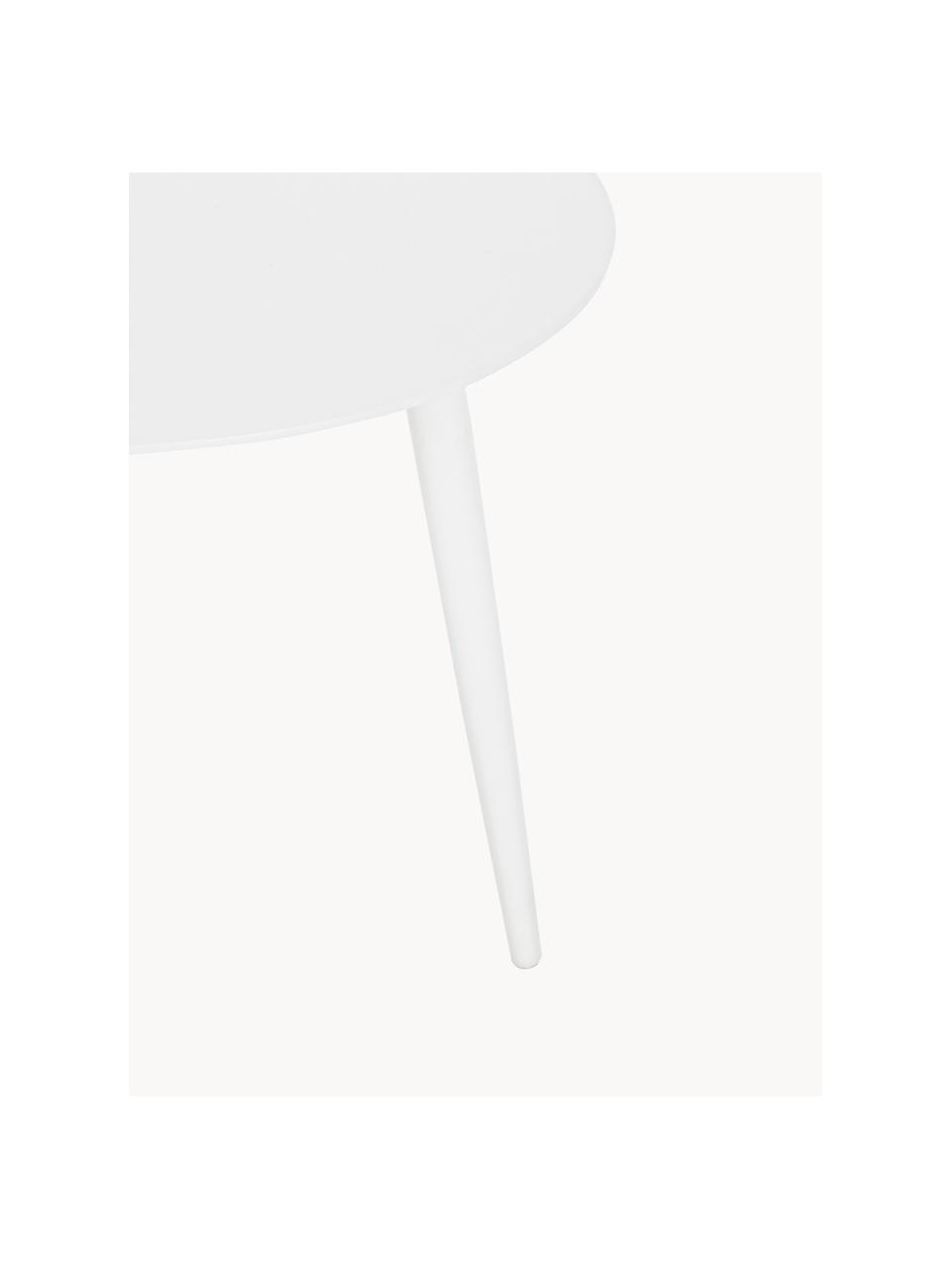 Tuinbijzettafel Ridley, Wit, Ø 50 x H 48 cm