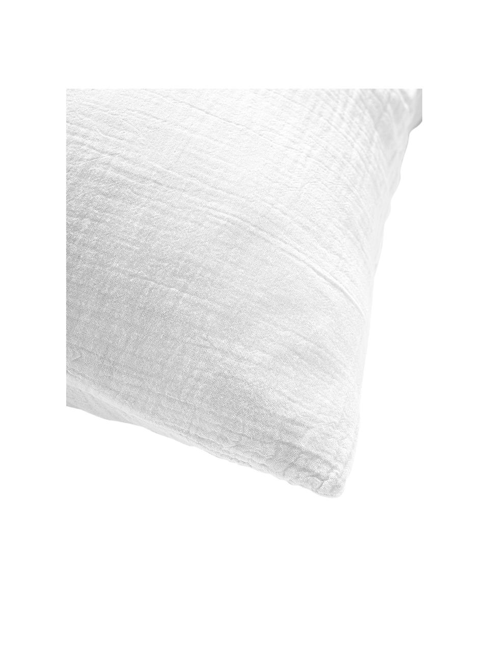 Mušelínová obliečka na vankúš Odile, Biela, Š 40 x D 80 cm