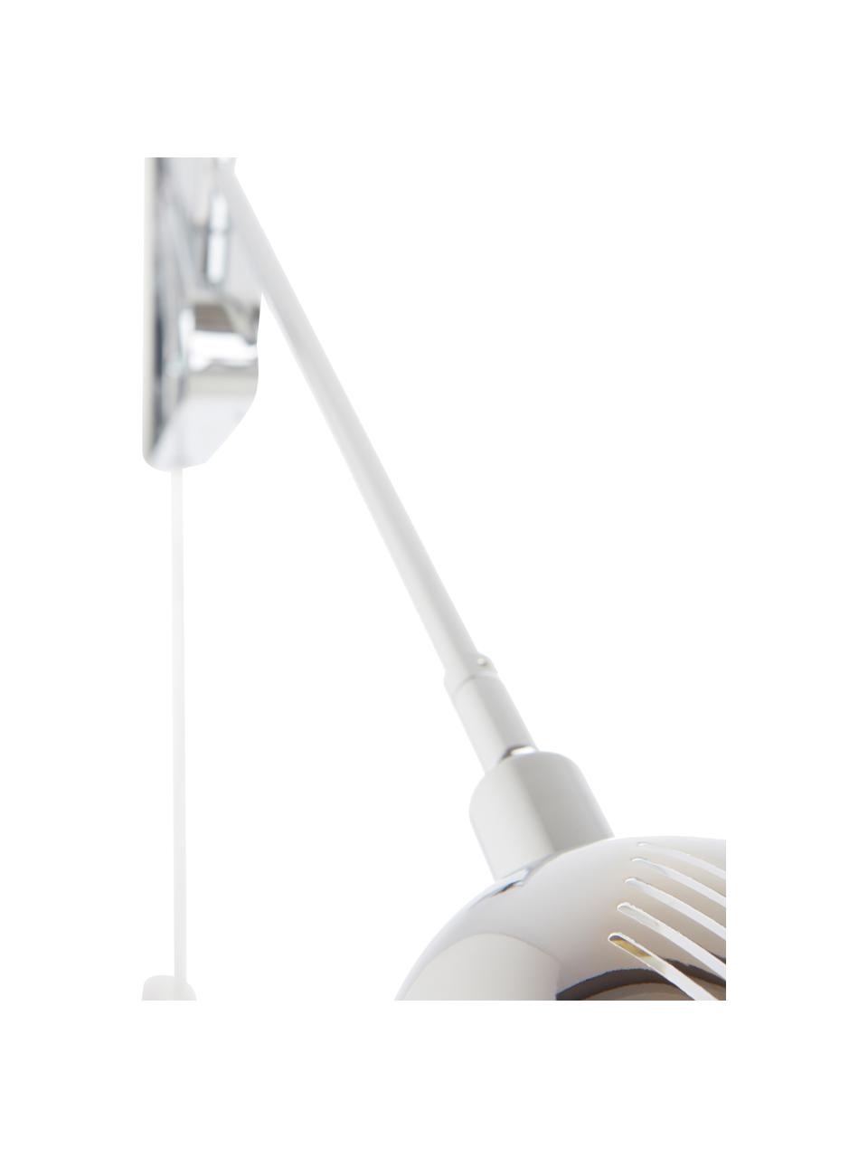 Velké nástěnné svítidlo Lincon, Stříbrná, H 80 cm, V 21 cm