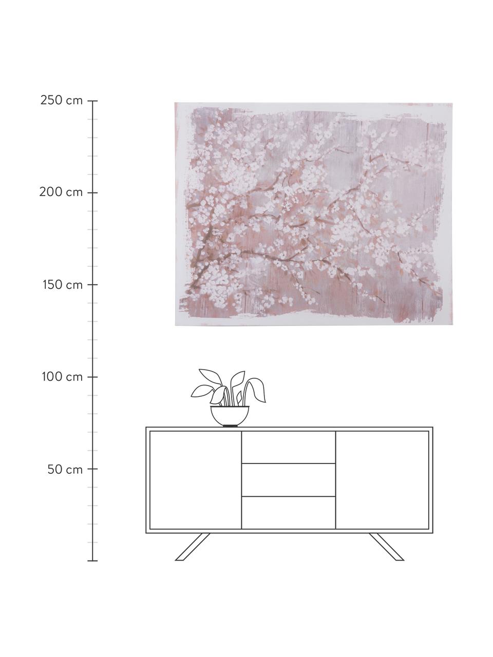 Obraz na płótnie Almendro, Blady różowy, biały, S 152 x W 122 cm