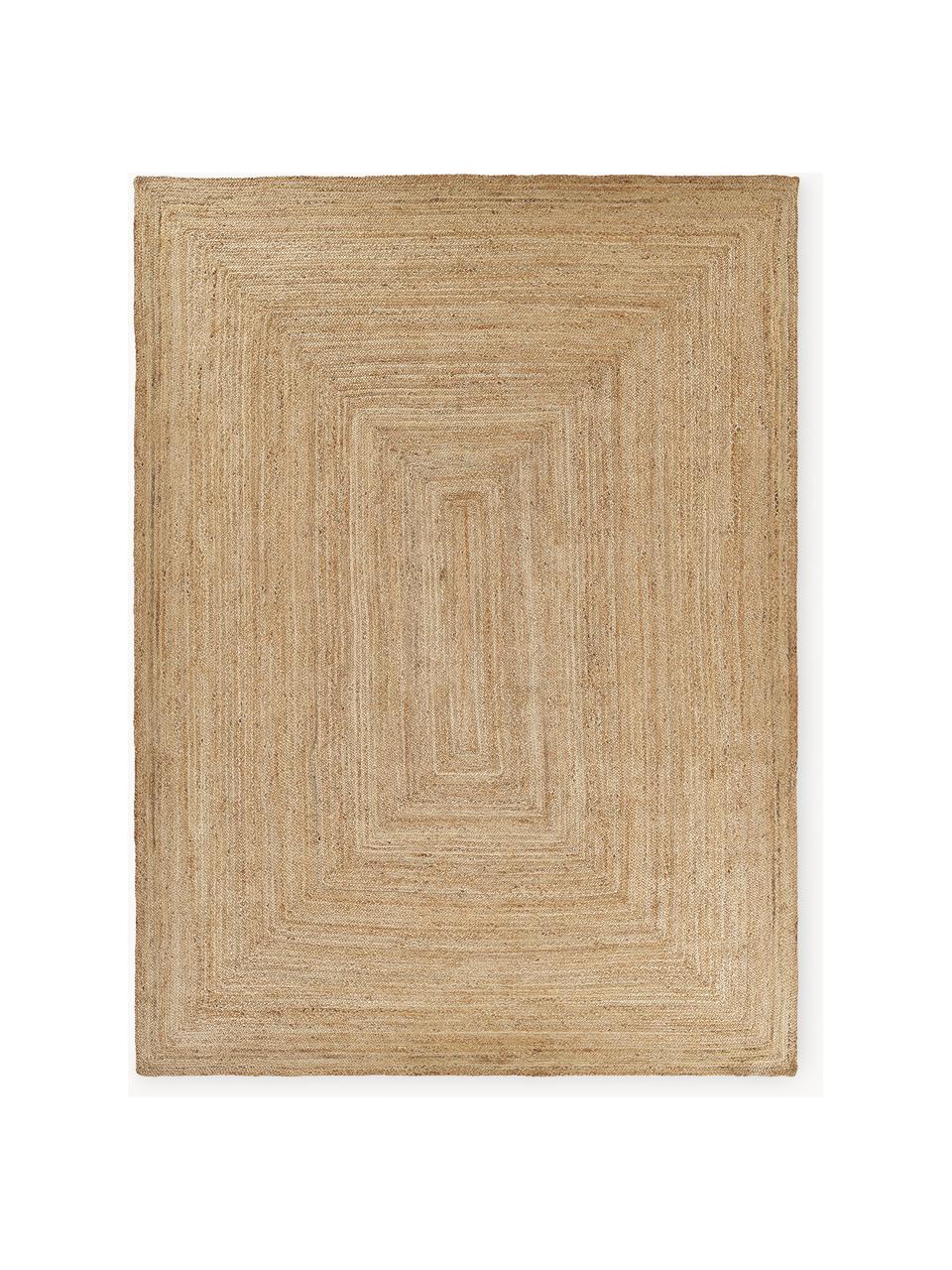 Handgefertigter Jute-Teppich Sharmila, 100 % Jute, Braun, B 60 x L 90 cm (Grösse XXS)