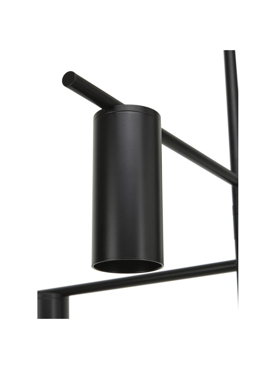 Faretti da soffitto Cassandra, Paralume: metallo ottone, Struttura: metallo ottonato, Nero, opaco, Larg. 70 x Alt. 49 cm