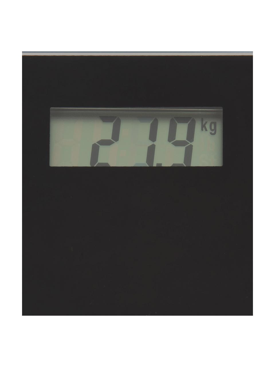 Balance numérique Libra, Verre, Noir, larg. 28 x prof. 28 cm
