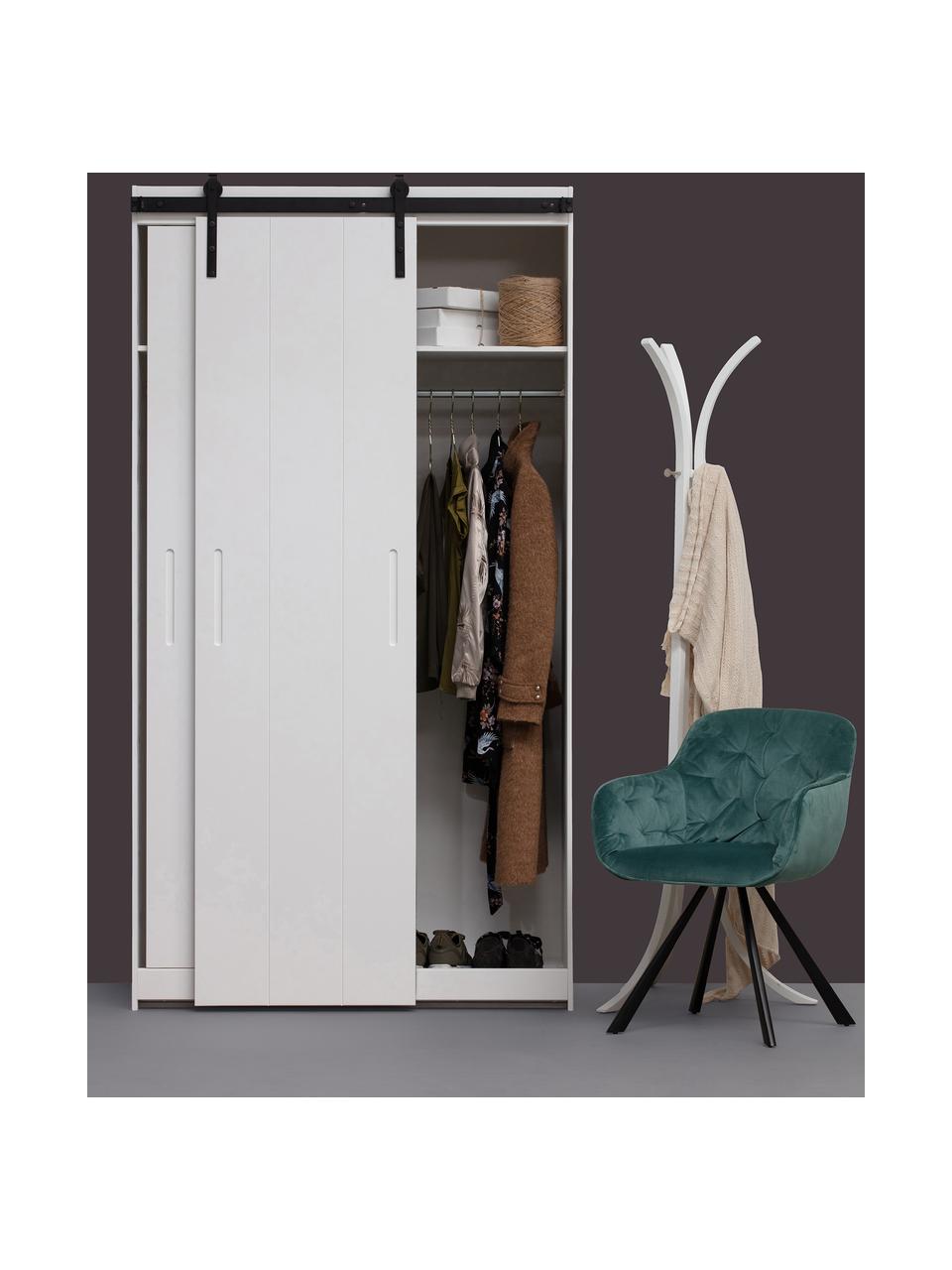 Armoire bois Luuk, Blanc