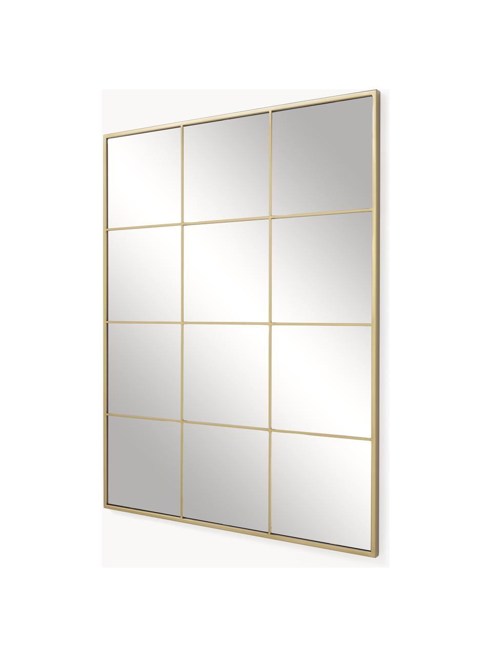 Espejo de pared ventana Clarita, Parte trasera: tablero de fibras de dens, Espejo: cristal, Dorado, An 70 x Al 90 cm