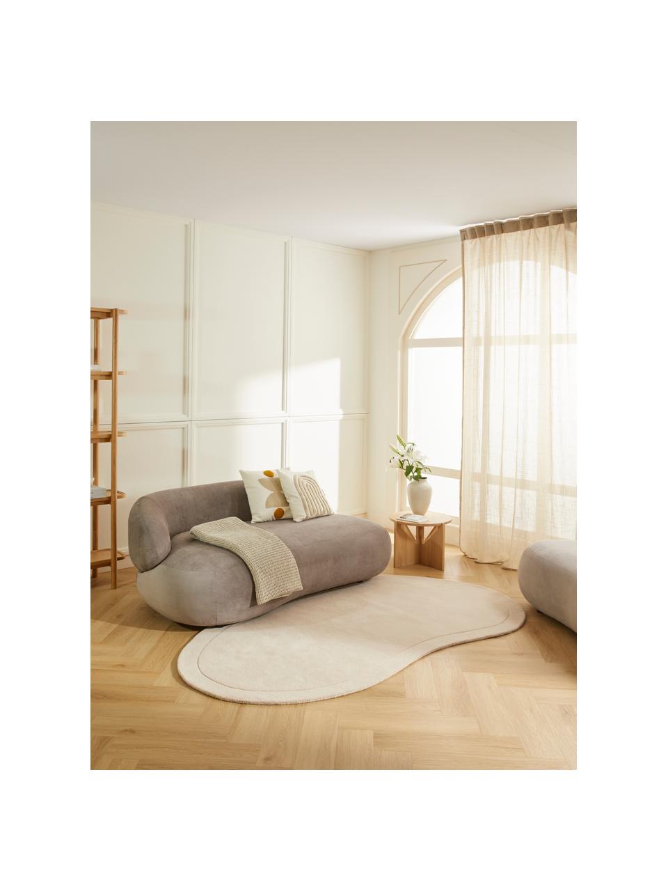 Ręcznie tuftowany dywan z wełny Kadey, Beżowy, S 120 x D 180 cm (Rozmiar S)