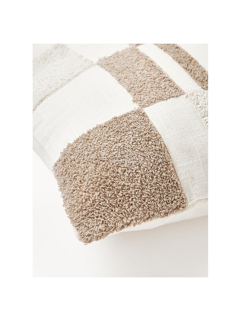 Copricuscino con motivo capitonnè a quadri Scout, 100% cotone

Il materiale utilizzato in questo prodotto è stato testato per sostanze nocive e certificato secondo STANDARD 100 by OEKO-TEX®, 21.HIN.47113, Hohenstein., Tonalità beige, Larg. 45 x Lung. 45 cm