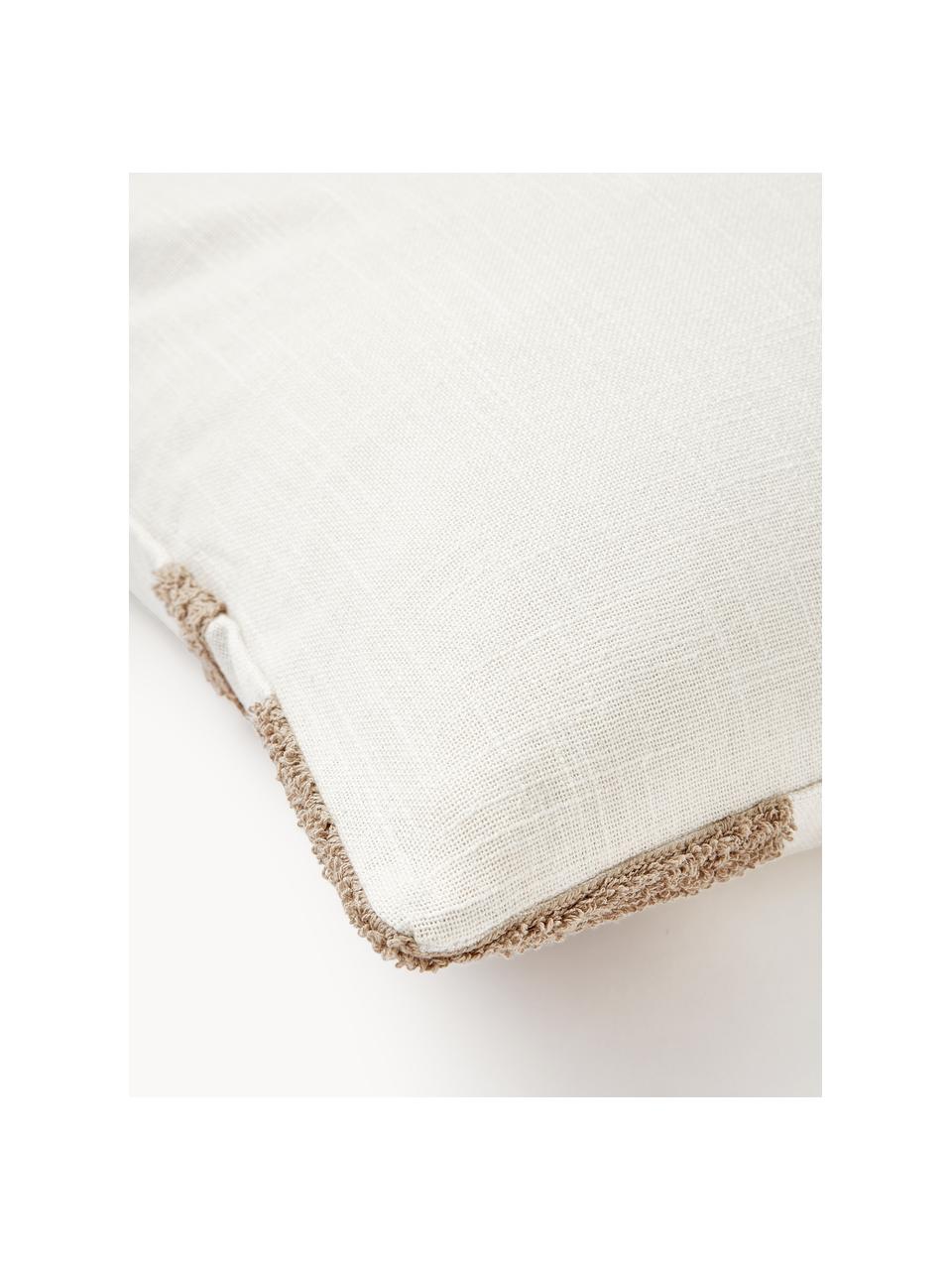 Housse de coussin 45x45 avec motif à carreaux tuftés Scout, 100 % coton

Le matériau est certifié STANDARD 100 OEKO-TEX®,
21.HIN.47113, Hohenstein, Tons beiges, larg. 45 x long. 45 cm