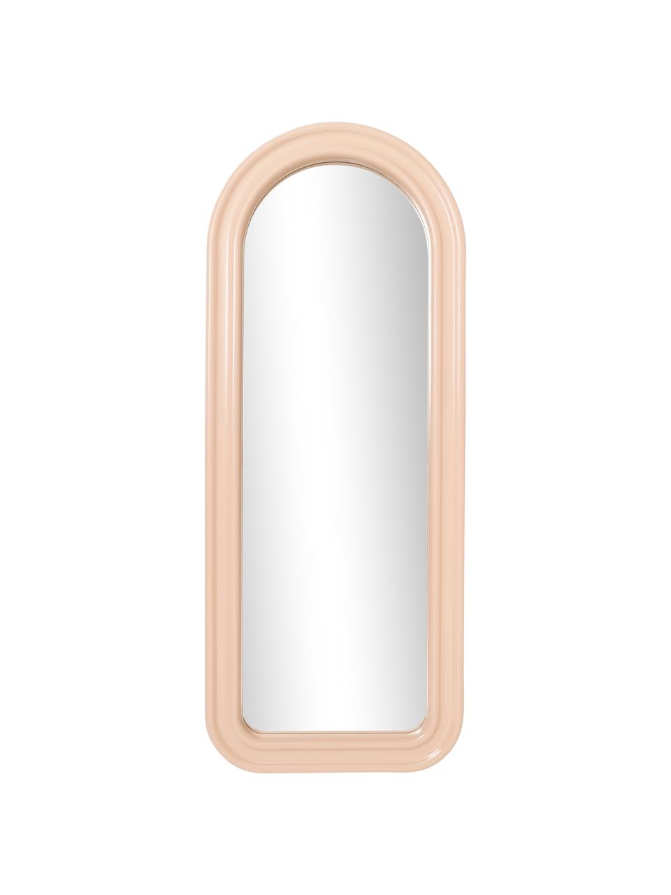 Specchio alto Selim, Cornice: pannello di fibra a media, Retro: pannello di fibra a media, Superficie dello specchio: lastra di vetro, Rosa, Larg. 70 x Alt. 175 cm