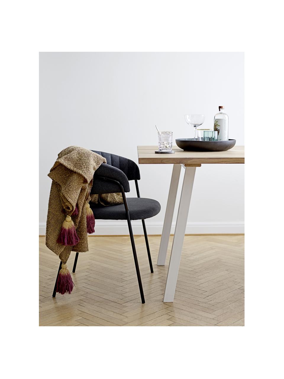 Servírovací mísa Neri, Kamenina, Černá, Ø 33 cm, V 6 cm