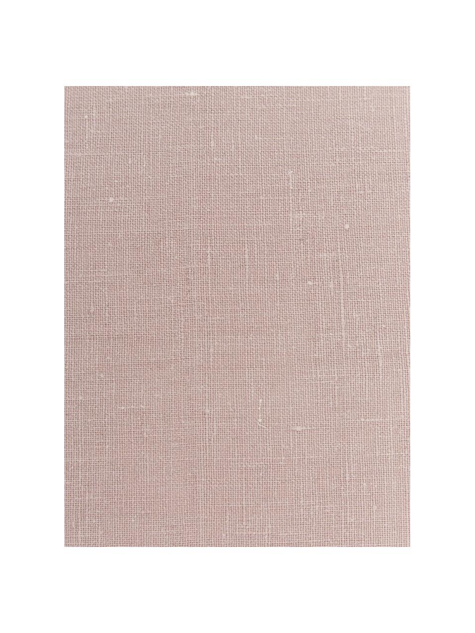 Leinen-Servietten Heddie in Rosa, 2 Stück, 100% Leinen, Rosa, 45 x 45 cm