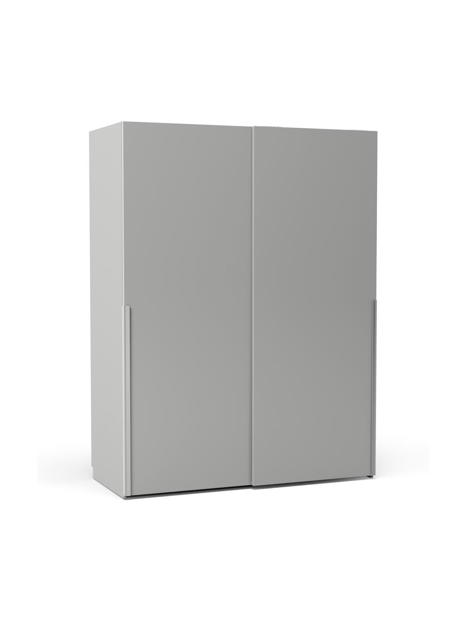 Armadio componibile con ante battenti Leon, larg. 150 cm, diverse varianti, Grigio, Interno Basic, alt. 200 cm